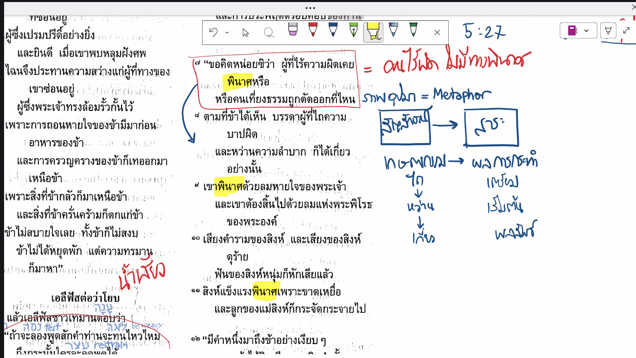 ภาพประกอบ: การตีสอนและการเยียวยา